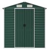 vidaXL Garden Shed Green 191x640x198 cm Galvanised Steel