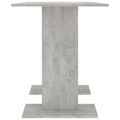 vidaXL Dining Table Concrete Grey 110x60x75 cm Engineered Wood