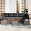 vidaXL Garden Sofa Set 8 pcs Grey