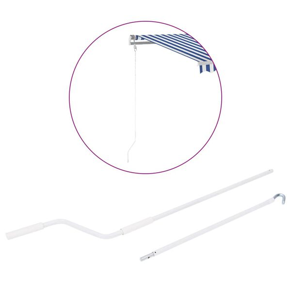 vidaXL Replacement Hand Crank for Awning 150 cm