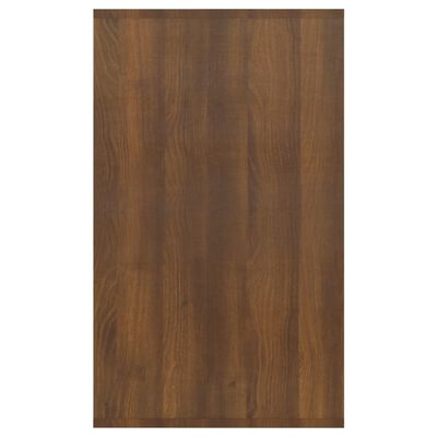 vidaXL Sideboard with 3 Drawers Brown Oak 120x41x75 cm Engineered Wood