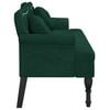vidaXL Bench with Cushions Dark Green 120.5x65x75 cm Velvet