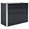 vidaXL Raised Bed | Anthracite | Galvanised Steel | 100x40x77cm | Durable