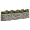 vidaXL Gabion Raised Bed Galvanised Iron 500x100x100 cm