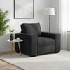 vidaXL Sofa Chair Black 100x78x84 cm Velvet