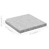 vidaXL Umbrella Weight Plate Granite 25 kg Square Grey