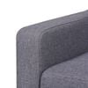 vidaXL Sofa Set 3 Pieces Fabric Grey
