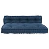 vidaXL Pallet Sofa Cushion 2 pcs Indigo 120 x 80 x 38 cm Fabric