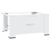 vidaXL Washing machine pedestals White Steel