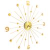 vidaXL Wall Clock Metal 70 cm Golden