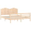 vidaXL Bed Frame without Mattress Super King Size Solid Wood