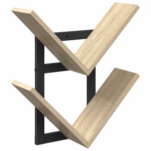 vidaXL Wall Floating Shelf Sonoma Oak 43 x 15 x 47 cm Engineered Wood