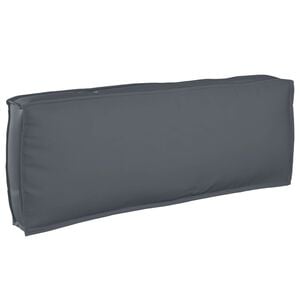 vidaXL Cushion Oxford Fabric Anthracite 120 x 40 x 12 cm