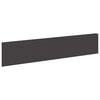 vidaXL Lawn Edging 10 pcs 100 x 22 cm Steel Black