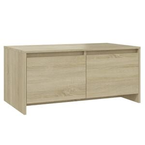 vidaXL Coffee Table | Sonoma oak | Engineered wood | Medium | Coffee Table