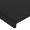 vidaXL Headboard with Ears Black 203 cm Faux Leather