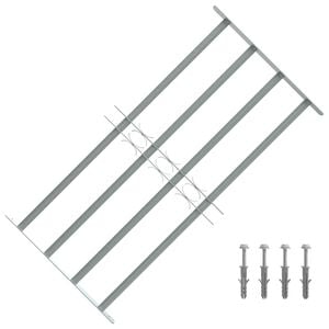 vidaXL Window grilles 700-1050 mm Galvanized Steel