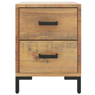 vidaXL Bedside Cabinets 2 pcs 36x30x45 cm Solid Wood Pine