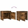 vidaXL Bedside Cabinets 2 pcs Smoked Oak 45x34x44.5 cm Engineered Wood