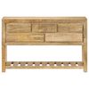 vidaXL Sideboard 120x30x75 cm Solid Mango Wood