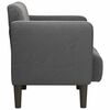 vidaXL Sofa Chair with Armrests Dark Grey 54 cm Corduroy Fabric