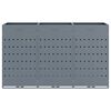 vidaXL Wheelie Bin Storage for 3 Bins Light Grey 204 x 77.5 x 121.5 cm