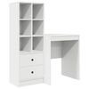 vidaXL Desk White 145.5 x 40 x 127 cm 2 pcs