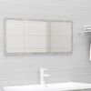 vidaXL Bathroom Furniture Set Concrete Grey Engineered Wood