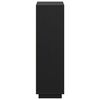 vidaXL Highboard Black 110.5x35x117 cm Solid Wood Pine