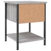 vidaXL Bedside Tables 2 pcs Grey Sonoma 34x35.5x45 cm Engineered Wood