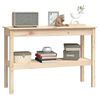 vidaXL Console Table 110x40x75 cm Solid Wood Pine