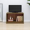 vidaXL TV Cabinet Honey Brown 70x33x42 cm Solid Pinewood