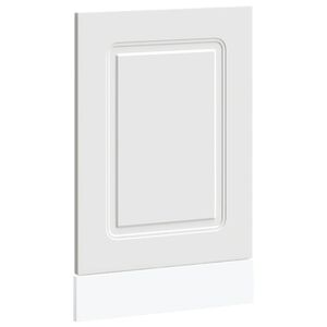 vidaXL Dishwasher Panel&nbsp;Kalmar&nbsp;White&nbsp;45x1.5x57 cm Engineered Wood