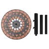 vidaXL Parasol Base Terracotta and White Round 12 kg