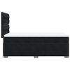 vidaXL Box Spring Bed with Mattress Black King Single Velvet