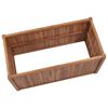 vidaXL Raised Bed 100x50x70 cm Solid Teak Wood