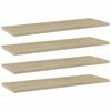 vidaXL Bookshelf Boards 4 pcs Sonoma Oak 60x20x1,5 cm Engineered Wood