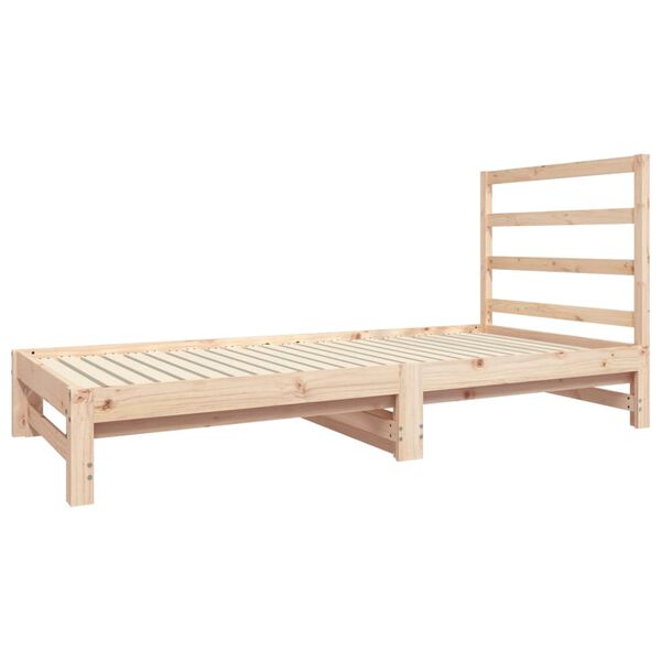 vidaXL Pull-out Day Bed without Mattress 2x(90x190) cm