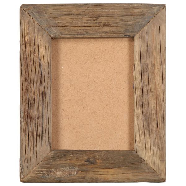 vidaXL Photo Frames 2 pcs 23x28 cm Solid Reclaimed Wood and Glass