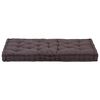 vidaXL Pallet Floor Cushions 2 pcs Cotton Anthracite