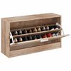 vidaXL Shoe Storage Bench Oak 80x24x45 cm
