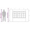vidaXL Party Tent Sidewall 2 pcs with Window PE Anthracite