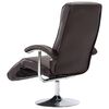 vidaXL TV Armchair Brown Faux Leather