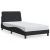 vidaXL Bed Frame without Mattress Black 107x203 cm King Single Velvet