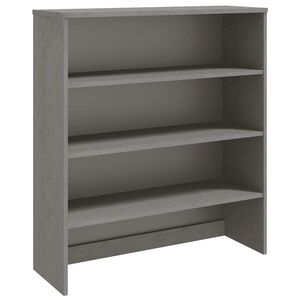 vidaXL Top for Highboard | Light Grey | Solid Pine Wood, MDF | Medium