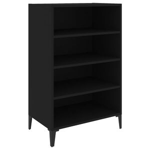 vidaXL Sideboard | Black | Engineered wood | 57x35x90 cm | Sideboard