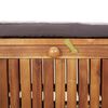 vidaXL Garden Storage Bench with Cushion 91 cm Solid Wood Acacia