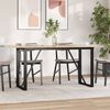 vidaXL Dining Table Legs O-Frame 140x60x73 cm Steel