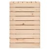 vidaXL Laundry Basket 44x44x66 cm Solid Wood Pine