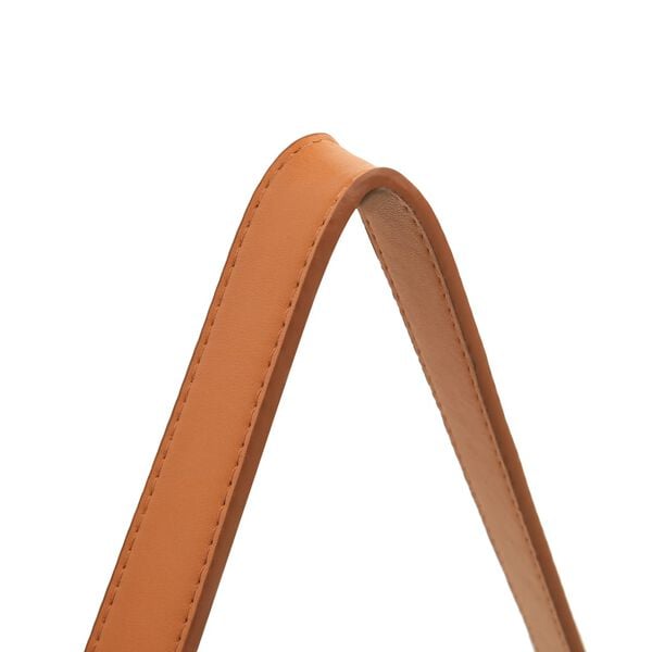 vidaXL Wall Mirror with Strap 50 cm Gold